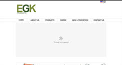 Desktop Screenshot of egkproducts.com